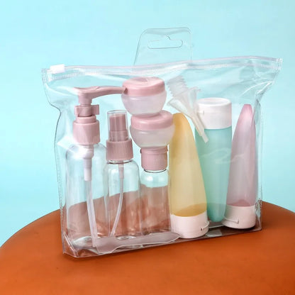 11PCS Travel Bottles Set, Travel Containers Leak-Proof Silicone Squeezable Containers Bottles Set for Shampoo Conditioner Lotion