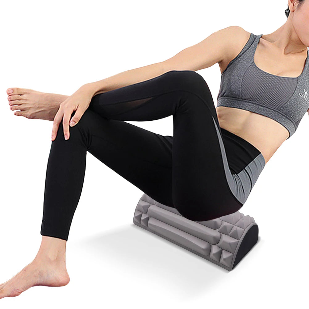 Foam Roller Yoga Column High Density EVA Massage Roller Multi-Function Portable Muscle Roller Half Round for Yoga Pilates