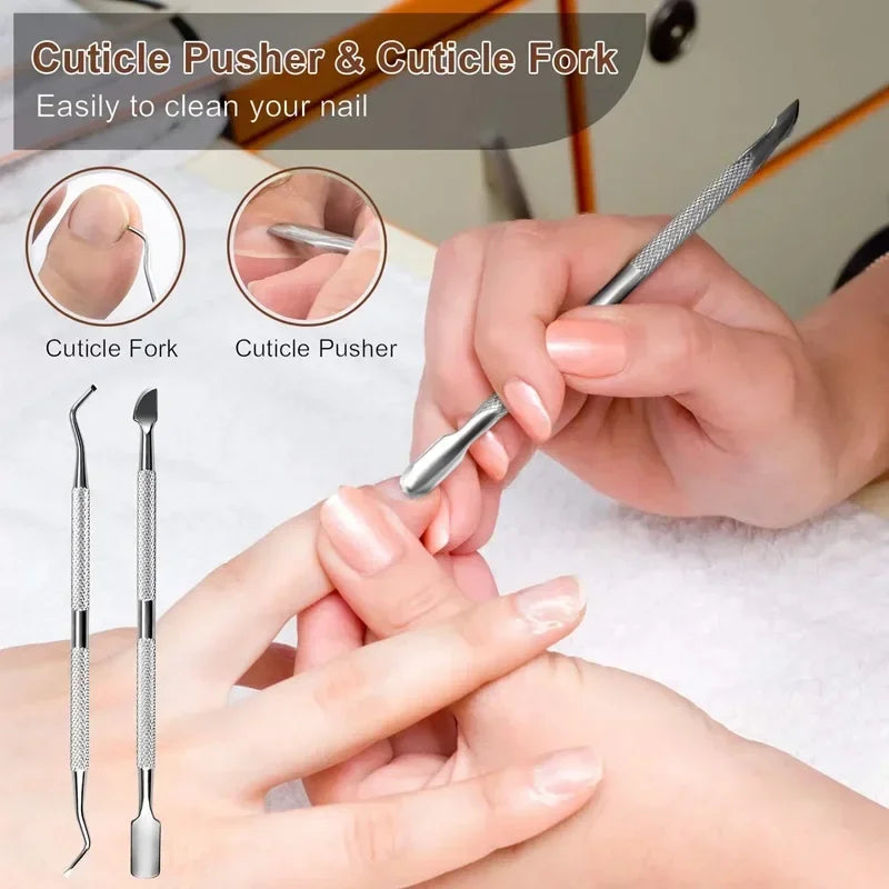 Foot Care Tool Pedicure Manicure Kit Set Stainless Steel Peeling Exfoliating Callus Dead Skin Remover Foot Scrubbing Brush