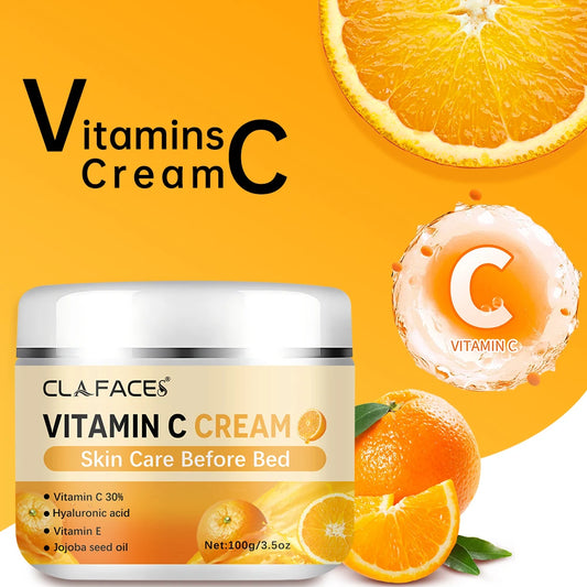 Retinol Vitamin C Face Cream Anti-wrinkle Moisturizing Hyaluronic Acid Vitamin C Facial Cream Skincare Face Brighten Skin Tone