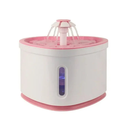 2L pet dog automatic electric USB silent water dispenser Cat heart-shaped fountain water dispenser