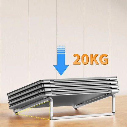 Laptop Stand For Folding Adjustable Aluminum Computer PC Tablet Stand Notebook Tablelaptop Holder Heat Dissipation