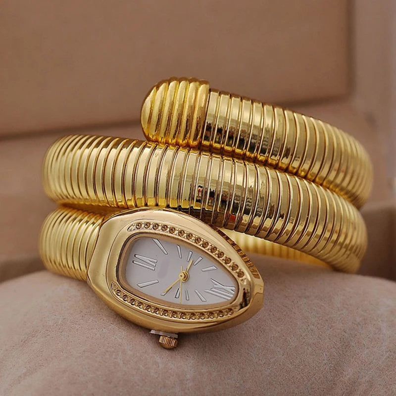 Snake Watch Watch Women Watch Fashion Snake Shape Bangle Watch for Casual Work  Women Watch