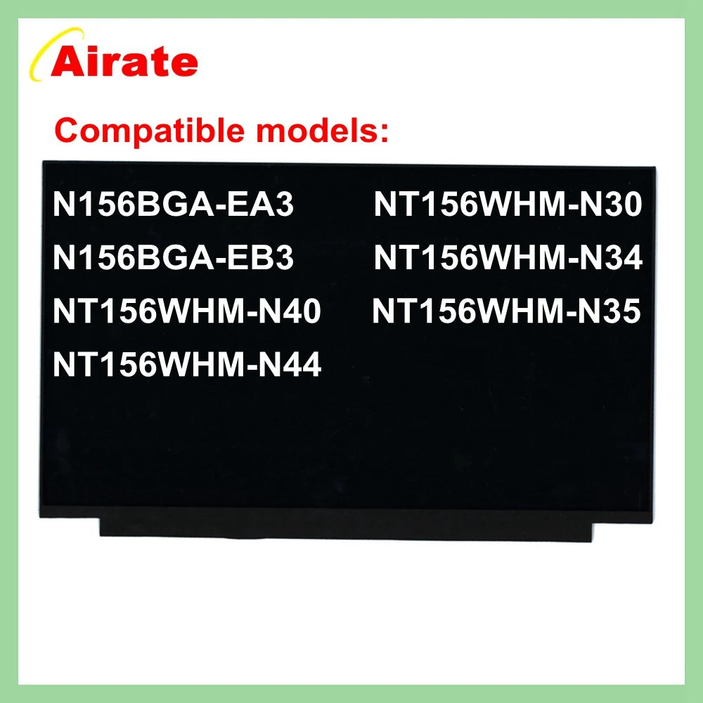 15.6" Inch NT156WHM-N30 N34 N35 NT156WHM-N40  NT156WHM-N44 N156BGA-EA3 EB3 15.6'' Laptop LCD Screen Panel 1366*768 EDP 30 Pins