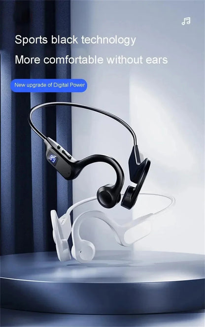 Real Bone Conduction Swimming Headset IPX8 Waterproof Wireless Bluetooth Headset Sports Swimming Professional Diving Headset