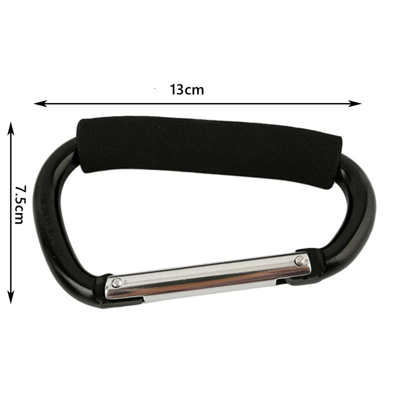 Sponge Baby Stroller Hook Aluminum Alloy Stroller Shopping Hook Accessories Pram Hooks For Baby Car Carriage Buggy