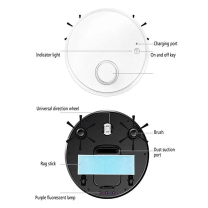 Upgraded 3-in-1 Robot Vacuum Cleaner Wireless Automatic Ultra-Thin Smart Sweep Mop Wet/Dry Vacuum Smart Home Robot Cleaners
