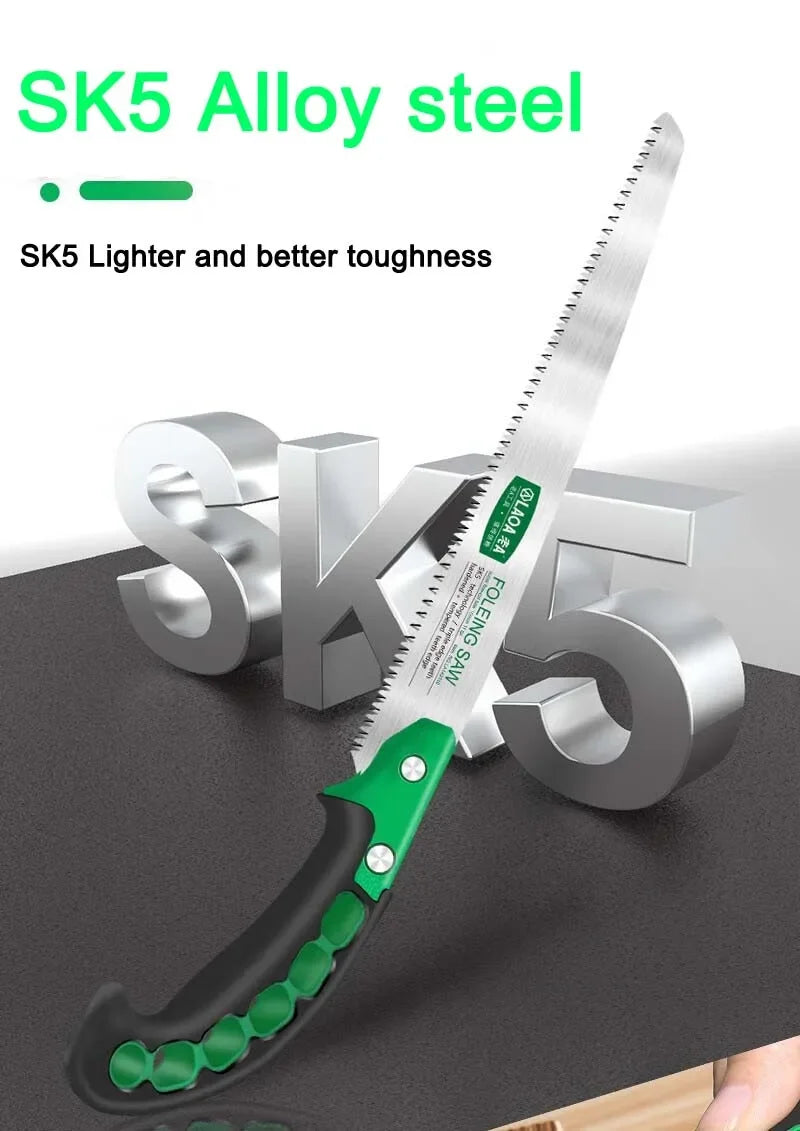 LAOA SK5 Hand Saw Household Woodworking Saw Small handheld Manual Saw 11 Fine Tooth Saw