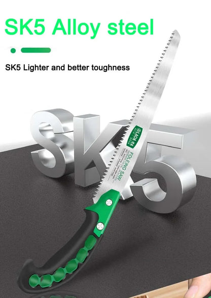 LAOA SK5 Hand Saw Household Woodworking Saw Small handheld Manual Saw 11 Fine Tooth Saw
