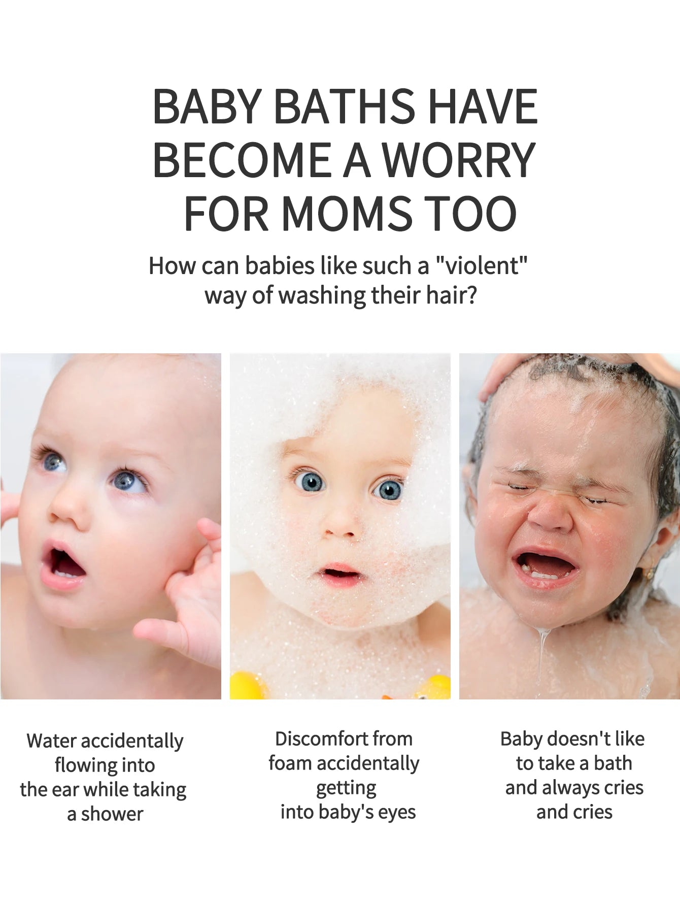 Cute Animal Shower Cap Safety Eye Protection Ear Protection Lightweight Cute Cartoon Baby Bath Protective Cap Shampoo Bath Care