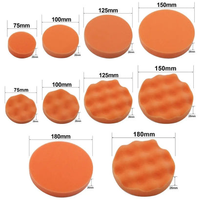 1Pcs Sponge Buffing Foam Sponge Polishing Pad Power Tools Accessories Removes Scratches Car Polishing Disc