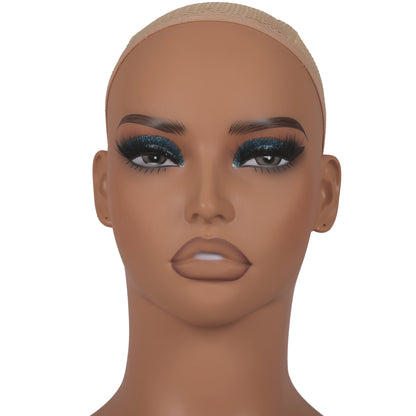 Multipurpose Mannequin Head With Shoulders Make-Up Dummy Head For Wigs Mannequins Bust Wig Display Head Realistic Female Head