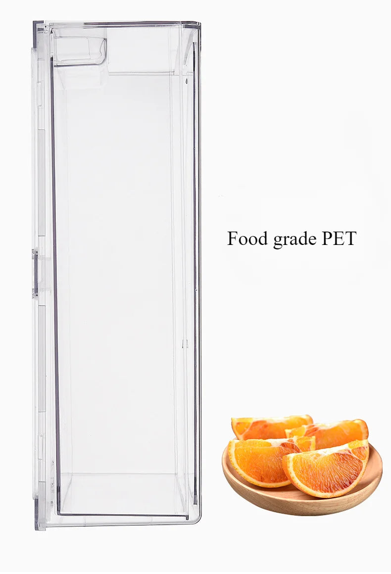 Kitchen Refrigerator Storage Box Fruit Vegatable Meat Fish Food Drawer Organizer Fresh-keeping Stackable Bin Stackable Container