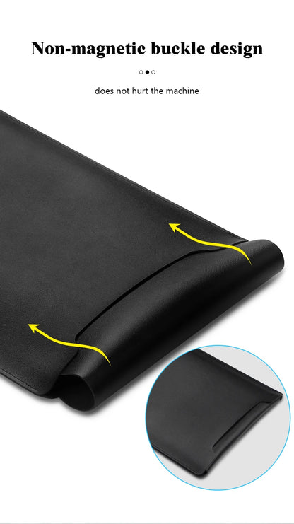 Laptop Bag, 13/13.3/14/15/15.4/15.6/16 Inch, Notebook Computer Mouse Pad, Pu Leather Bladder Bag, Computer Bag Accessories