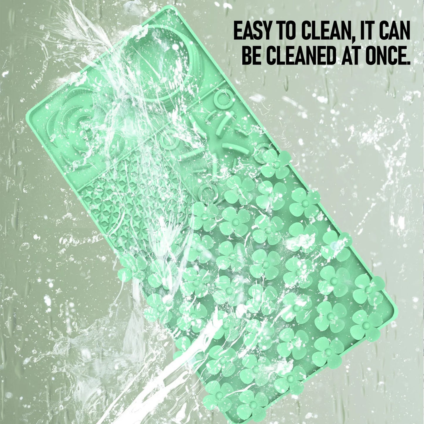 Pet Licking Mat Pet Silicone Eating Ware Dog Slow Food Mat Placemat  Dog Feeder Supplies Suction Cup Dog Bathing Distraction