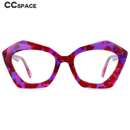 54325 Sexy Ladies Cat Eye Acetate Floral Glasses Frames Butterfly Frame Women Fashion Glasses Frame