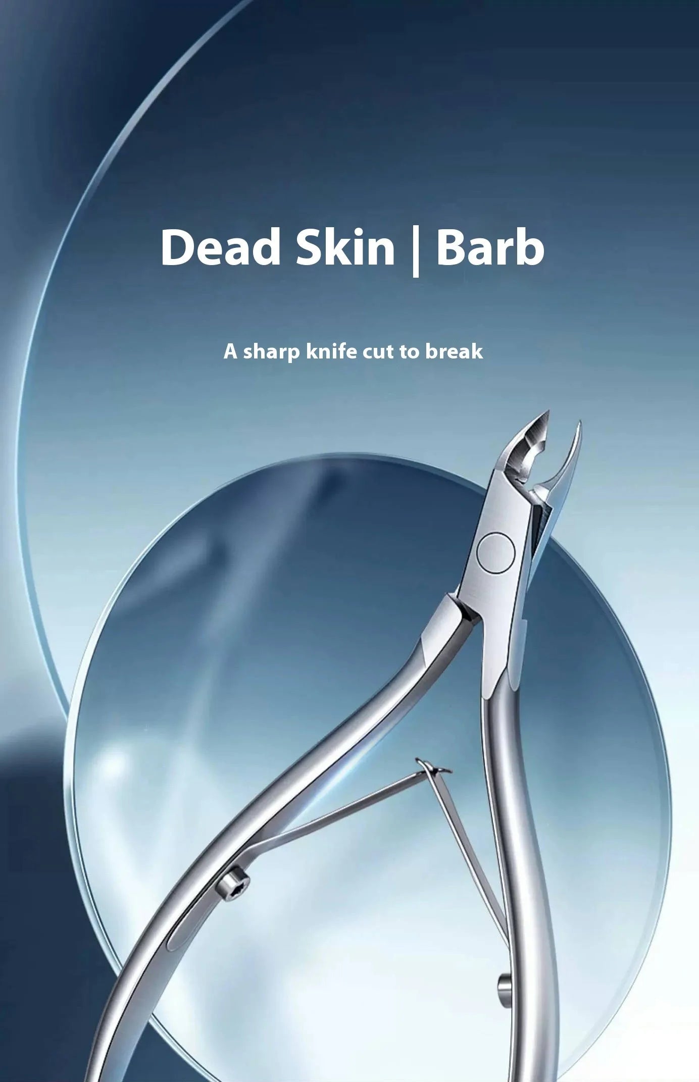 Stainless steel nail and toe nail trimming tool for removing dead skin, a useful nail and toe nail trimming device, a beautiful