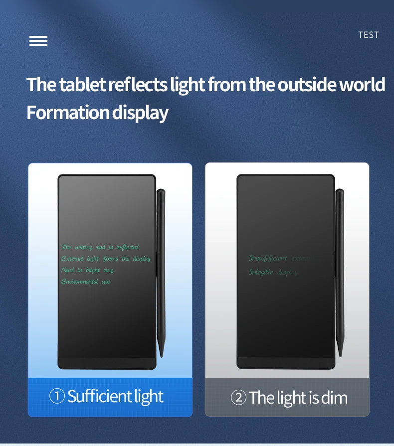 LCD Writing Tablet 6.5 Inch Doodle Board Drawing Tablet for Kids Handwriting Pad Memo Note for Home School Office Gifts