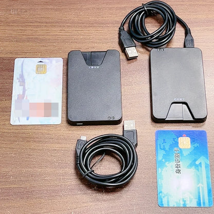 Smart Card Reader Identity Card Chip Electronic Id Card For EMV Card Digital Signature Id Card Reader Citizen Health IC Card