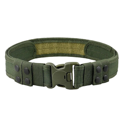 1pc Men's Belt Outdoor Tactical Belt Oxford Cloth Belt Mountaineering Belt Nylon Wide Waist Belt Work Belt Neutral Belts 2024New