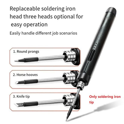 3Pc C210 Soldering Iron Tip USB Soldering Iron Tip 5V Battery Soldering Iron Tip Soldering Rework Accessories