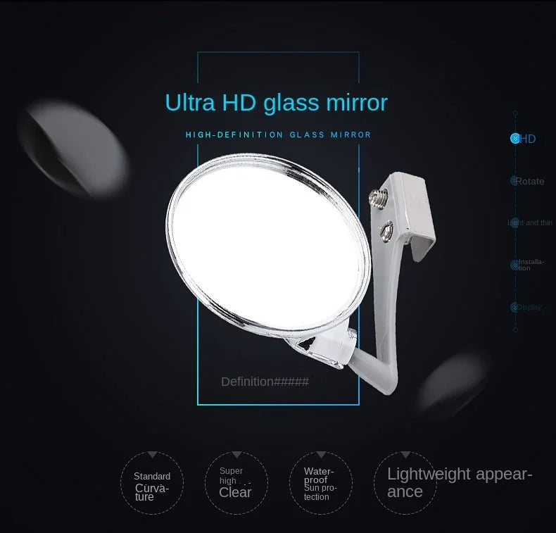 2pcs/set car blind spot mirror Auto Side Convex mirrors Wide Angle Round Car Vehicle Rear View miroir