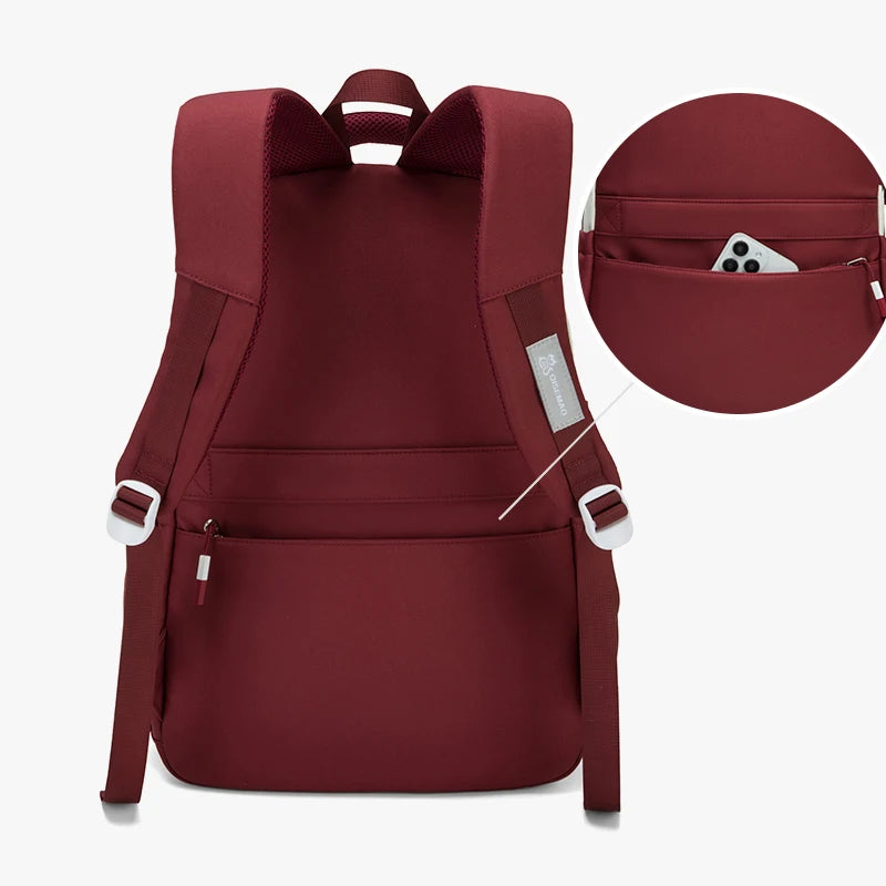 Schoolbags for Junior High School Girls with Good Looks, Korean Style Large Capacity College Style Backpacks for Women