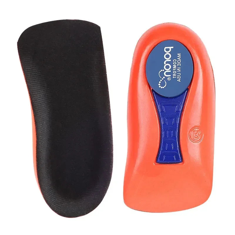 1Pair Height Increase Insoles Shoes Flat Feet Arch Support Orthopedic Insoles Sneakers Heel Lift Half Shoe Pads Height Boosters