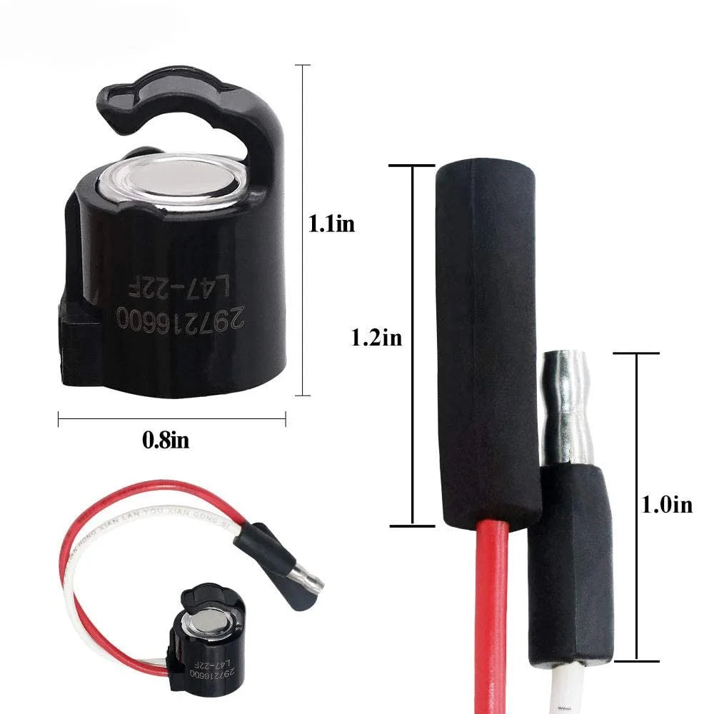 297216600 Refrigerator Defrost Thermostat Compatible with Frigidaire & Kenmore 1483781 216731000 216872200 218673001 218673008