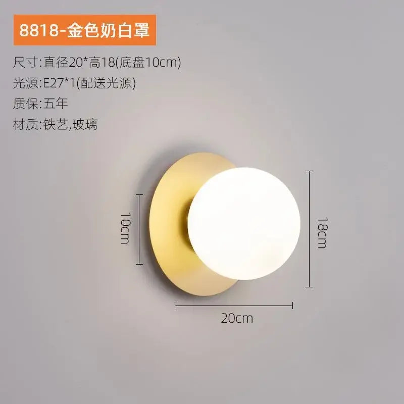 Indoor decorative wall lamp for Bedroom Stairs LED Wall Lighting Wall Sconce for Living room sofa background Bedside lamp