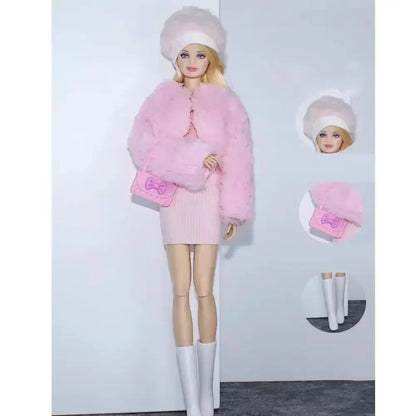 Elegant Doll Party Clothes High Quality Fashion 10 Styles Plush Coat Casual Wears Doll Dresses 11.5