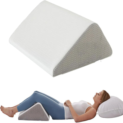 1 Pieces Wedge Pillow for Sleeping Body Positioners Turning Device Bedridden Leg and Knee Support Positioning Wedge Back Pillow