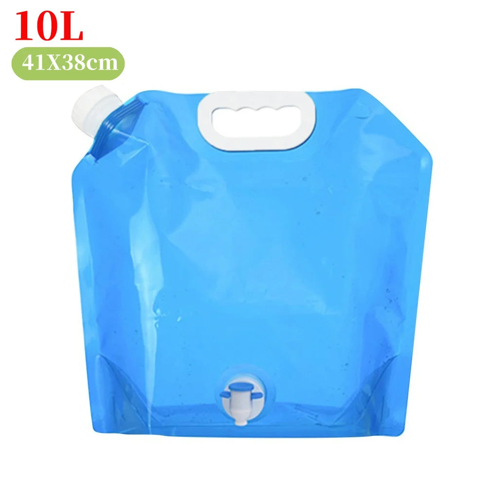 5 L Water Container with Faucet Water Carrier Canister Large Capacity Water Bottle Water Can Bucket Food Grade Water Container