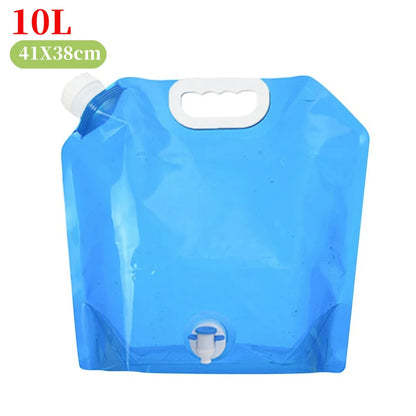 5 L Water Container with Faucet Water Carrier Canister Large Capacity Water Bottle Water Can Bucket Food Grade Water Container