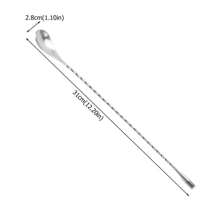 Coffee Spoon Skinnies Cocktail Mixers Long Spoon Stirring Spoon Ice Cream Spoon Mixing Spoon for Bar for Beverage