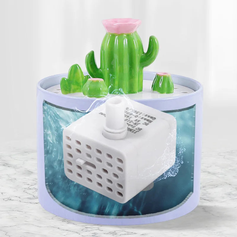 Cat Water Fountain Filter USB Water Pump Filter Pets Turtle Water Dispenser Micro Brushless Mini Silent Submersible Pump