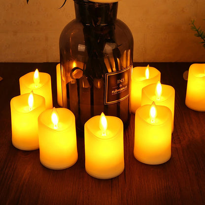 LED Electronic Candles AAA Battery Models Suitable For Couples Candlelight Dinner Romantic Lighting Decorative Lamp