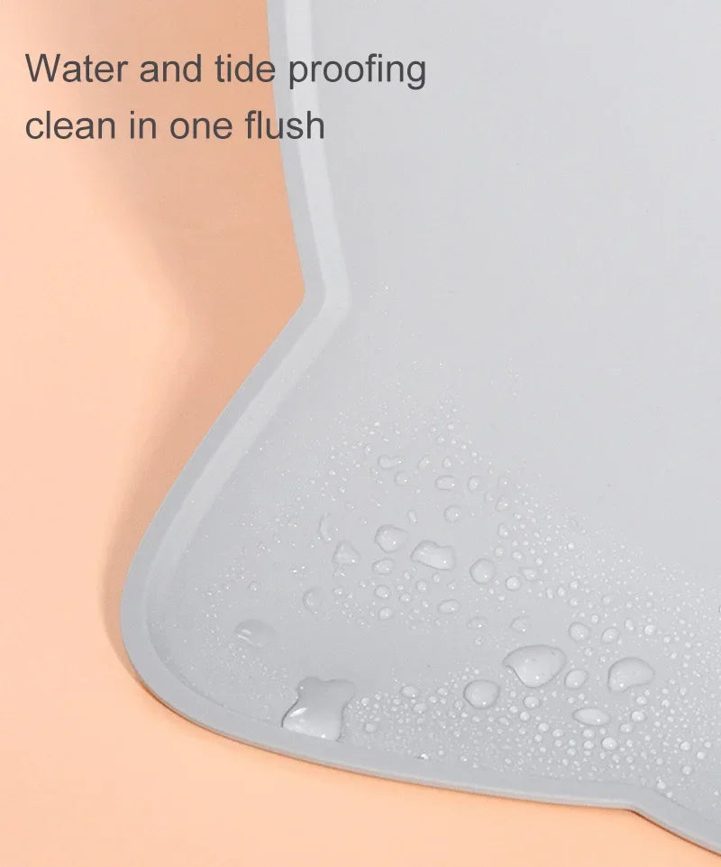 Silicone Pet Mat Pet Food Feeding Pad Waterproof Dog Cat Bowl Food Mat Puppy Feeder Tray Water Cushion Placemat