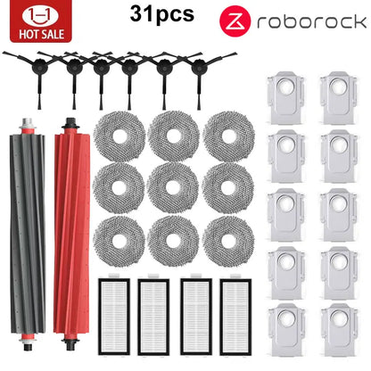 Roborock Qrevo Master / Qrevo Slim Robot Vacuums Cleaner Accessory Main Side Brush Hepa Filter Mop Cloths Dust Bag Spare Part