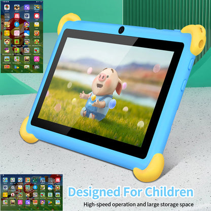 2025 New 7 Inch Cartoon Pattern Kids' tablets Quad Core 4GB RAM 64GB ROM 5G WiFi Learning Education Games Tablet Children's Gift