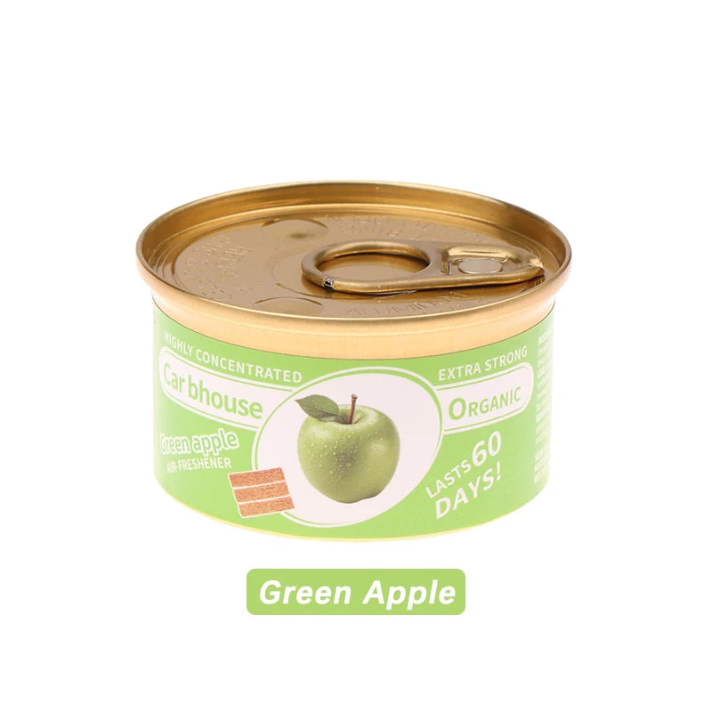 Car Air Freshener: 12 Kinds Scent | Organic Cans | Odor Eliminator Essential | Long-Lasting | Strong Fragrance | For Home/Toilet