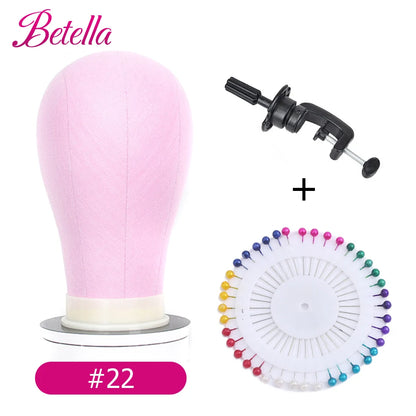 Canvas Block Head Kit Training Mannequin Wig Head Display Styling Mannequin Manikin Head Wig Stand wig head Stand