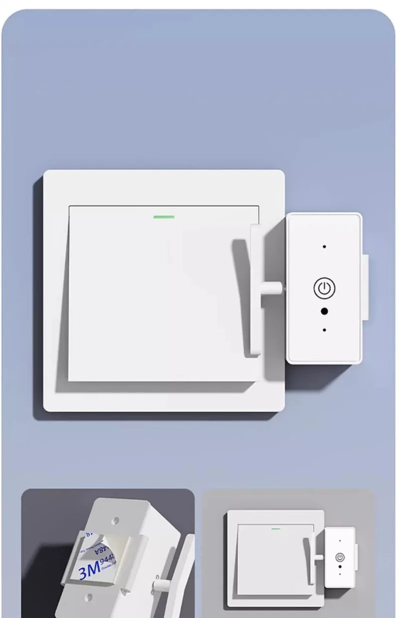 Smart Wireless Light Switch Remote Control for Bedroom/Lazy People, Auto On/Off, Smart Home Device