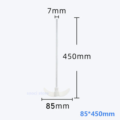 Stirring Rod  400mm 450mm 500mm Length Overhead Stirrer Mixer Shaft with Foldable Paddle for Lab