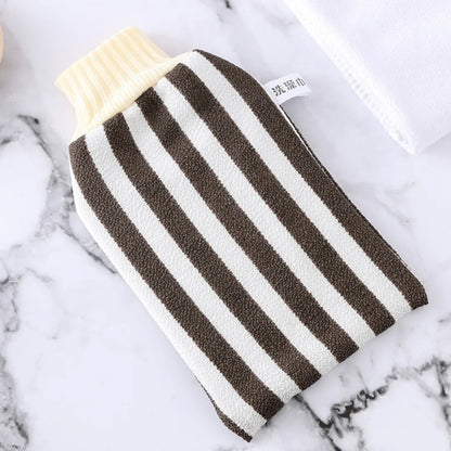 Bath for Peeling SPA Exfoliating Shower Brush Washcloth Body Cleaning Scrubber Mitt Rub Body Wash Gloves Back Shower Bath Towel