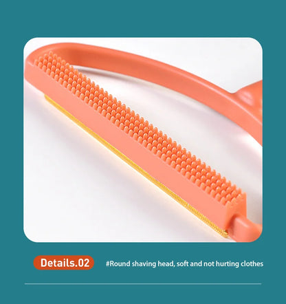 Portable Lint Remover Pet Hair Remover Brush Manual Lint Roller Sofa Clothes Cleaning Lint Brush Fuzz Fabric Shaver Brush Tool