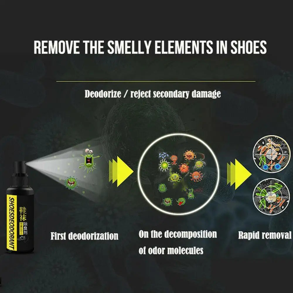 Socks Shoes Deodorant Spray Shoes Stink Freshener Socks Odor Remover Spray Refresh Antiperspirant Foot Sweat Odor Remover