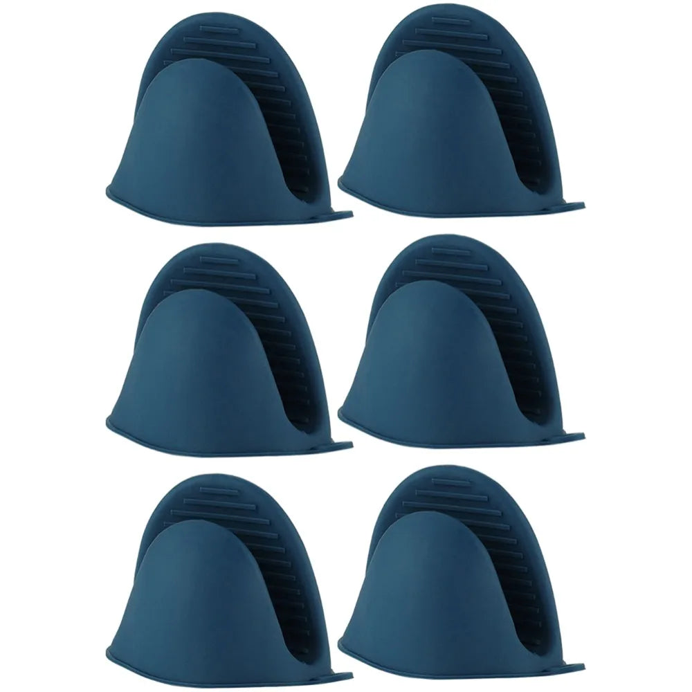 Oven Mitts Rubber Oven Mitts Silicone Potholders Mini Oven Mitts Kitchen Mittens Pinch Mitts for Kitchen Cooking Baking Gloves