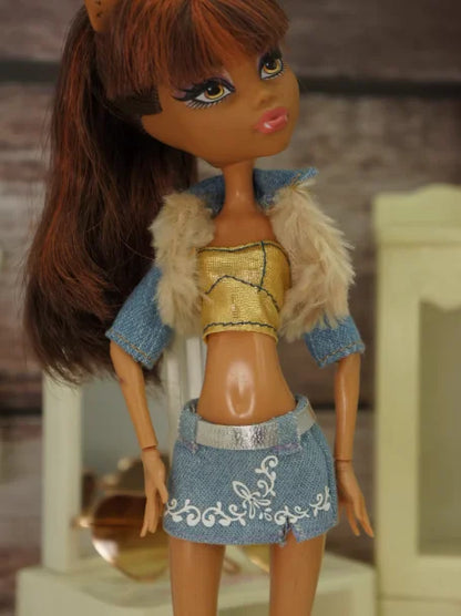 New different styles for choose accessories Casual doll clothes for MH Doll Fashion Cute Newest BBIKG445