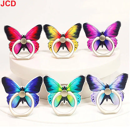 JCD 1pc Luxury Universal Beautiful Butterfly Mobile Phone Handle Holder Suitable Mobile Phone Ring Holder Mobile Phone Holder